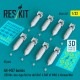 1/32 WWII/Korean War USAF/RAF AN-M57 Bombs 250lbs/Box-type Fin (8pcs)