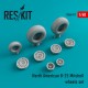 1/48 US B-25 Mitchell Wheels Set for Academy/Accurate Miniatures/Italeri/Revell kits