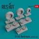 1/48 B-66 Destroyer Wheels set for Collect-AireModels kits