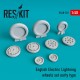 1/48 English Electric Lightning Early Type Wheels set for Airfix kits