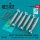 1/48 Mk.82 Thermally Protected Bombs (4pcs) for Academy/Eduard/Hasegawa/Fujimi