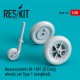 1/48 Bf-109F (G Early) Wheels #1 (weighted) for Airfix/Eduard/ICM/Zvezda/Acadmy