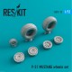 1/72 North American P-51 MUSTANG Wheels for Tamiya/Italeri/Academy/Airfix/Revell kits