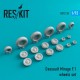 1/72 Dassault Mirage F.1 Wheels for Heller/Revell/Airfix/Hasegawa/Special Hobby kits