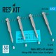 1/72 Mirage 2000/Rafale/Gripen/Eurofighter Matra MICA-IR Missiles (4pcs)