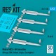 1/72 Mirage 2000/Rafale/Gripen/Eurofighter Matra MICA-EM Missiles (4pcs)