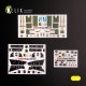1/32 Mirage 2000D/N Interior parts (3D decals) for Kitty Hawk/Zimi models kit 