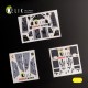 1/32 F-16I Sufa Interior parts (3D decals) for Academy kit 