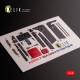 1/48 F-86A Sabre Interior 3D Decals for ClearProp kit