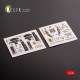 1/48 F-104 A/C Interior 3D Decals for Kinetic kit