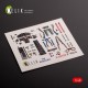 1/48 F-104G Interior 3D Decals for Kinetic kit