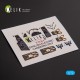 1/72 English Electric Canberra PR.9 Interior parts (3D decals) for Airfix kit 