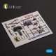 1/72 Dewoitine D.520 Interior parts (3D decals) for Hobby 2000/Hasegawa kit 