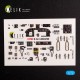 1/72 B-24H Liberator Interior 3D Decals for Airfix kit