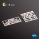 1/72 F-16I Interior 3D Decals for Hasegawa kit