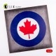 1/72 - 1/48 Canada Roundel Acrylic 3 mm (240 x 240 mm, 190g) 