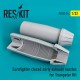 1/32 Eurofighter Typhoon Closed (early type) Exhaust Nozzles for Trumpeter Kit