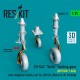 1/35 Ch-54A Tarhe Landing Gear (Without Load) w/Weighted Wheels for ICM Kit