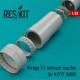 1/48 Mirage F.1 Exhaust Nozzles for Kitty Hawk kits