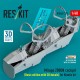1/48 Mirage 2000N Cockpit (Basic Edition with 3D Decals) for Kinetic Kit