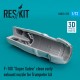 1/72 F-100 Super Sabre Close Early Exhaust Nozzle for Trumpeter kit