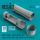 1/72 MIG-23 ML/MLD/MLAE/P Exhaust Nozzle Parking & Fly Position for Clear Prop