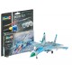 1/144 Sukhoi Su-27 Flanker Gift Model Set (kit, paints, cement & brush)
