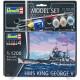 1/1200 HMS King George V Gift Model Set (kit, paints, cement & brush)
