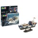 1/144 KFK Kriegsfischkutter Model Set (kit, paints, brush and glue)