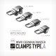 1/35 WWII German Panzer Clamps Type.A (4 Versions, 80pcs)