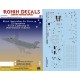 1/48 RAAF 75 Sqn F-35A Lightning II 2020 Decals for Meng kits