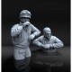 1/16 WWII US Tank Crew No. 2 (1 full figure & 1 bust)