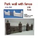 1/35 Park Wall with Fence