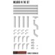 1/35 Rain Gutters Set
