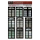 1/35 Printed Accessories: Glass Windows "Hotel"