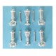 1/144 MD-80 Landing Gear for Minicraft kits (2 sets, white metal)