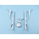 1/32 Fw 190A-5/6/7/8, D-9 Landing Gear for Hasegawa/H2000 kit (white metal)