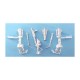 1/48 Mirage F.1 Landing Gear for Italeri/ESCI kits (white metal)