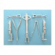 1/48 F3H Demon Landing Gear for Hobby Boss kits (white metal)