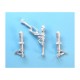 1/48 F-86 Sabre Landing Gear for Academy kits (white metal)