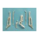 1/48 MiG-17 Landing Gear for Hobby Boss kits (white metal)