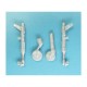 1/48 Spitfire PR.XlX Landing Gear for Airfix kits (white metal)