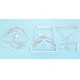 1/48 F4F Wildcat Landing Gear for Tamiya kits (white metal)