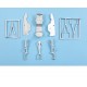 1/48 EMB-314 Super Tucano Landing Gear for HobbyBoss kits (White Metal)