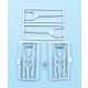 1/48 Mitsubishi Ki-12 Sally Landing Gear for ICM kits