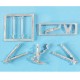 1/72 F-8E Crusader Landing Gear for Academy kits (white metal)