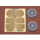 1/35 SdKfz. 171 Panther D Early Fan Cover with Grilles for Meng kit