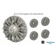 1/72 B-17F/G Engine Set for Revell Kit (4pcs)