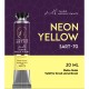 Neon Yellow (20ml Tube) - Artist Range Smooth Fluor Acrylic Paint