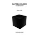 50 x 50 x 50 Jatoba Wood Base for Miniatures (Black Varnish)
